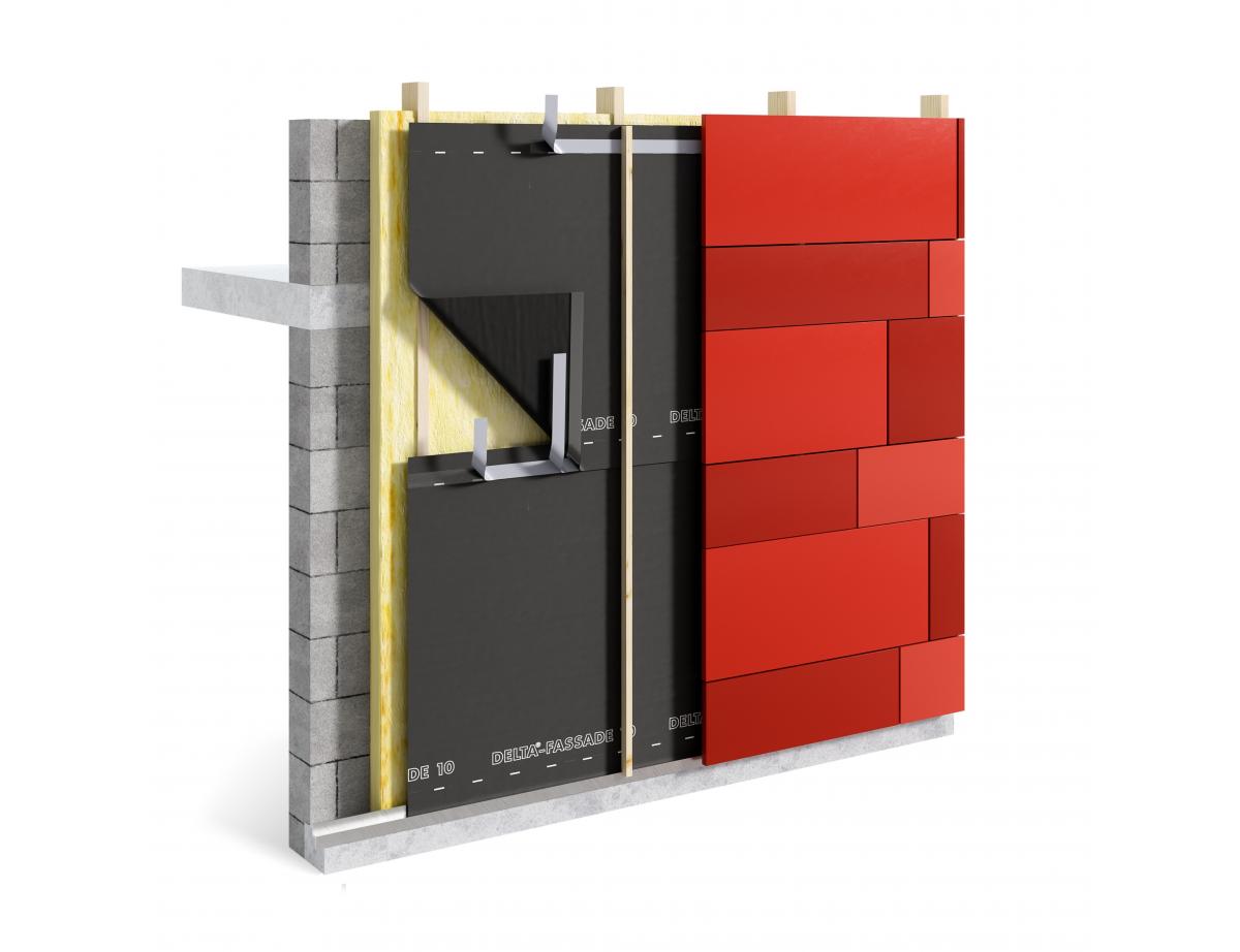 DELTA®-FASSADE 10, le pare-pluie grandes résistance et longévité